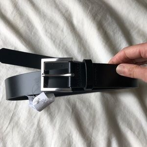 New with Tags, Men’s Leather Belt, 40”, Black